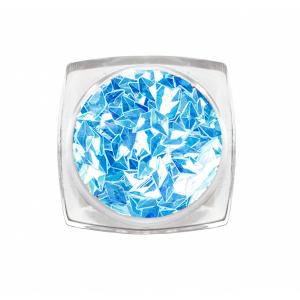 3804 RuNail Ромбы 3D, голубой топаз