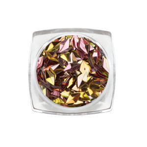 3807 RuNail Ромбы 3D, цитрин