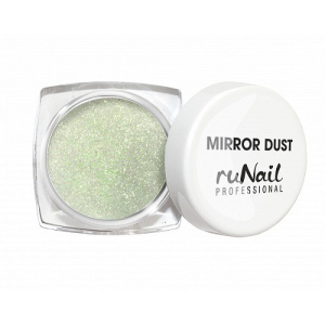3176 RuNail Зеркальная пыль для втирки, зелёная, 1 гр.