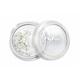 4463 RuNail Металлические украшения Треугольники серебро, 48 шт.