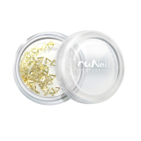 4461 RuNail Металлические украшения Треугольники золото, 72 шт.