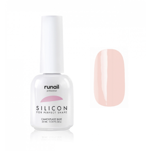 4336 RuNail База Силиконовая камуфлирующая для гель-лака, 10 мл.