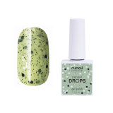 7309 RuNail Гель-лак Drops с шестигранниками, 10 мл.