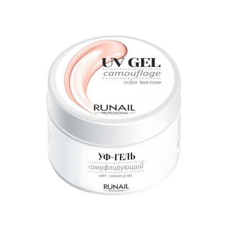 3748 RuNail Камуфлирующий УФ-гель Чайная роза, 30 гр.