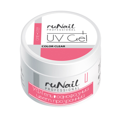 1378 RuNail Однофазный УФ-гель Прозрачный, 56 гр.