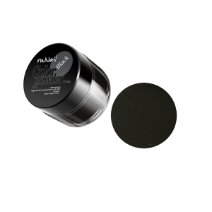 0030 RuNail Акриловая пудра Чёрная, 7,5 гр.