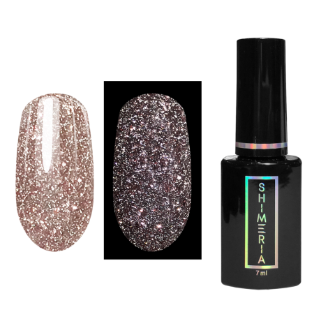 7651 RuNail Светоотражающий Гель-лак Shimeria Potal, 7 мл.