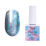 7644 RuNail Гель-лак Cat's eye Pearl, 10 мл.
