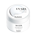 3443 RuNail Однофазный УФ Гель Прозрачный, 15 гр.