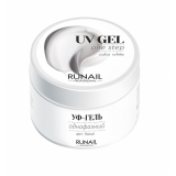 3445 RuNail Однофазный УФ Гель Белый, 15 гр.