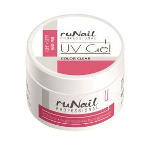 2400 RuNail Однофазный УФ Гель Прозрачный, 15 гр.