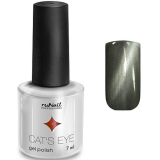 2924 RuNail Гель-лак Cat's eye Серебро, 7 мл.