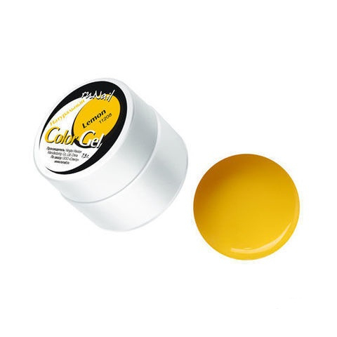 0505 RuNail Цветной УФ-Гель Лимончик, 7,5 гр.