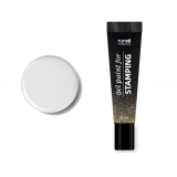 6729 RuNail Гель-Краска для стемпинга Белая, 8 мл.