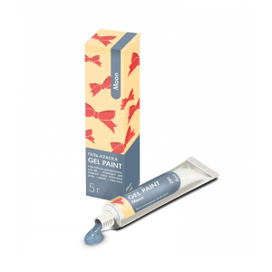 2461 RuNail Гель-Краска с блёстками Серебрянная луна, 5 гр.