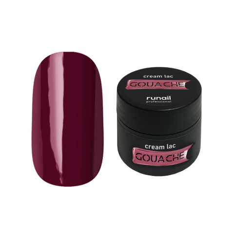 6856 RuNail Крем-лак Gouache, 5 гр.