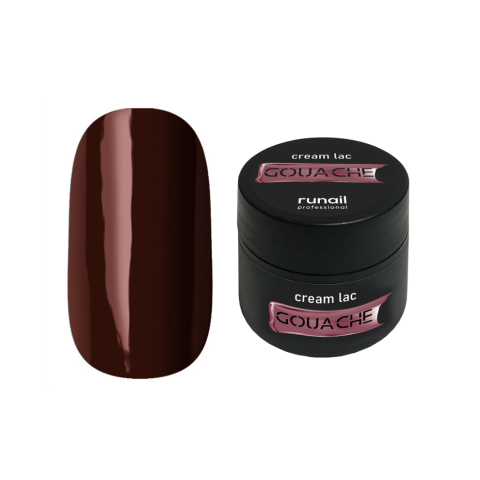 6866 RuNail Крем-лак Gouache, 5 гр. 
