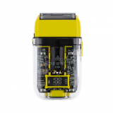 03-082 Yellow DEWAL Barber Style Neon Шейвер для проработки контуров бороды 7000 об/мин, аккум., 2 бр.гол.