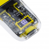 03-082 Yellow DEWAL Barber Style Neon Шейвер для проработки контуров бороды 7000 об/мин, аккум., 2 бр.гол.