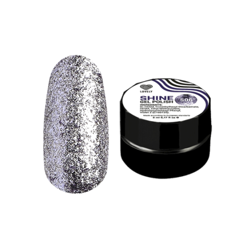 S06 Lovely Гель-лак Shine, 5 мл. 