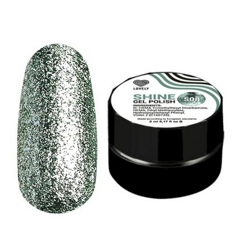 S08 Lovely Гель-лак Shine, 5 мл. 