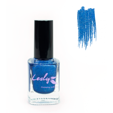 Lesly Лак для стемпинга ГОЛОГРАФИЯ №55