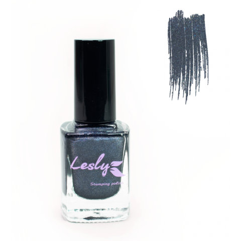 Lesly Лак для стемпинга ГОЛОГРАФИЯ №56