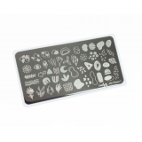 Lesly Пластина для стемпинга 6*12 см Art Chaos-1