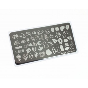 Lesly Пластина для стемпинга 6*12 см Art Chaos-1