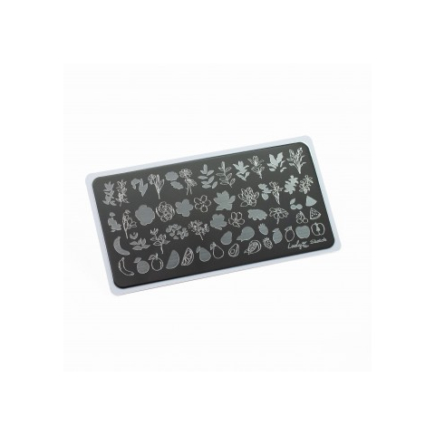 Lesly Пластина для стемпинга 6*12 см Sketch
