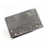 Lesly Пластина для стемпинга 8*12 см Dots-1