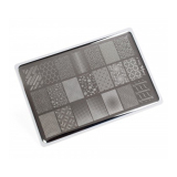 Lesly Пластина для стемпинга 8*12 см Dots-2