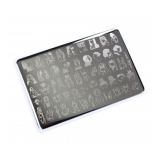 Lesly Пластина для стемпинга 8*12 см Girls-1