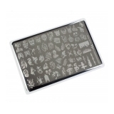 Lesly Пластина для стемпинга 8*12 см Trash Polka-1