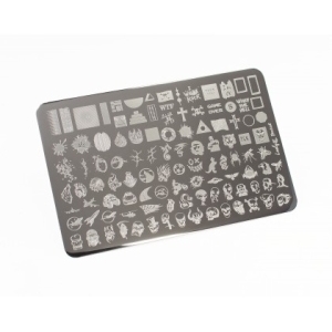 Lesly Пластина для стемпинга 9.5*14.5 см Brutal