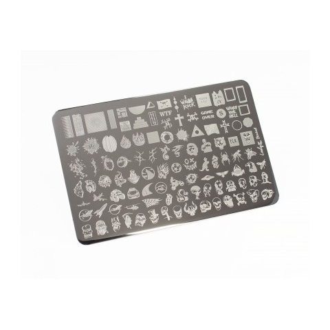Lesly Пластина для стемпинга 9.5*14.5 см Brutal