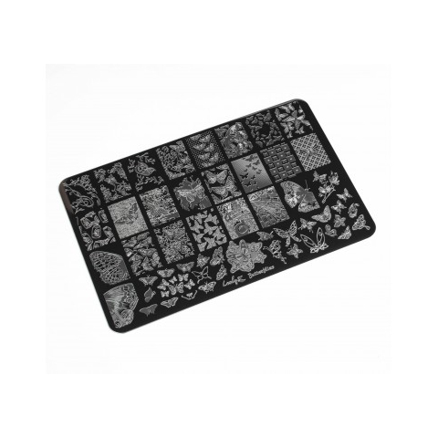 Lesly Пластина для стемпинга 9.5*14.5 см Butterflies