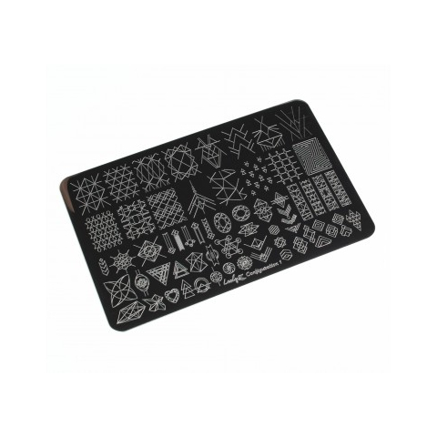 Lesly Пластина для стемпинга 9.5*14.5 см Configuration-1