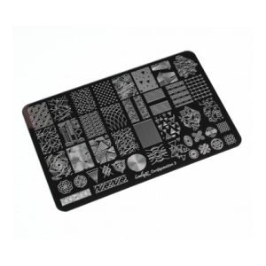 Lesly Пластина для стемпинга 9.5*14.5 см Configuration-3