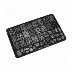 Lesly Пластина для стемпинга 9.5*14.5 см Garden Stuff 1