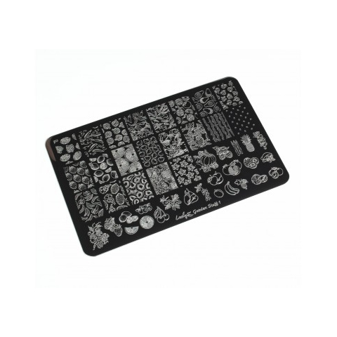 Lesly Пластина для стемпинга 9.5*14.5 см Garden Stuff 1