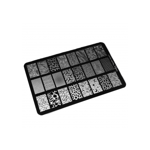 Lesly Пластина для стемпинга 9.5*14.5 см Negative Space-1