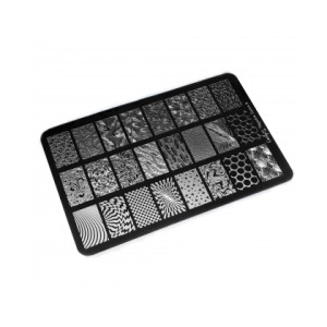 Lesly Пластина для стемпинга 9.5*14.5 см Negative Space-2