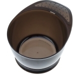 Т-21black Чаша для окрашивания с ручкой, 320 мл. черная