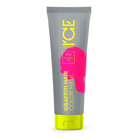 ICE Color Mask Тонирующая маска для волос, фуксия, 140 мл.