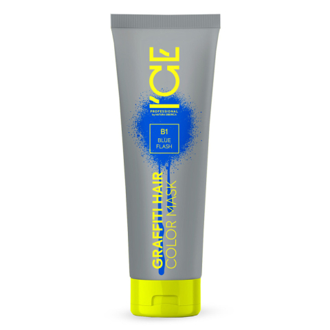 ICE Color Mask Тонирующая маска для волос, голубой, 140 мл.