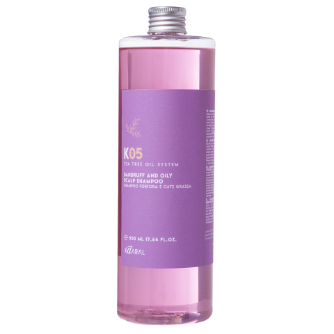 Kaaral K05 Шампунь против перхоти для жирной кожи головы, 500 мл.