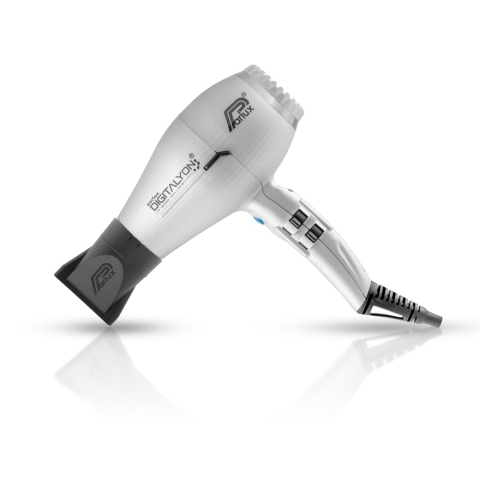 0901-Silver Фен PARLUX Digitalyon серебристый, 2400 Вт, 2 насадки