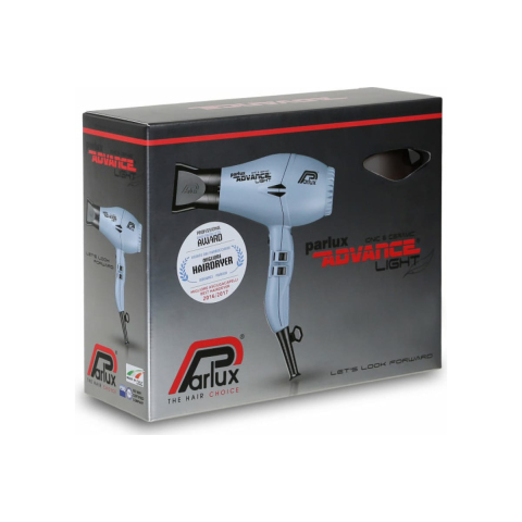 0901-Adv White Фен PARLUX Advance Light Ceramic+Ionic белый, 2200 Вт, 2 насадки, ионизация