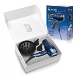 Set-0901-Alyon NB Набор Фен PARLUX темно-синий, 2250 Вт, 2 насадки + диффузор